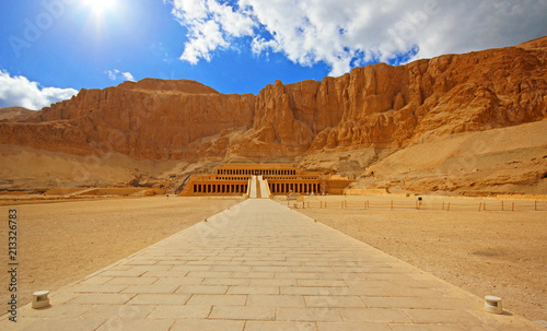 Ancient Temple of Karnak in Luxor, Egypt photo