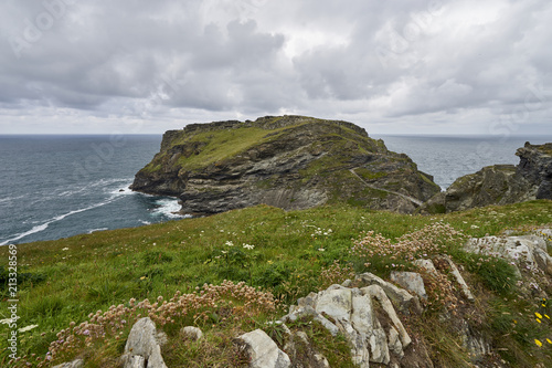 Mystic coastal Landscape of Cornwall, England