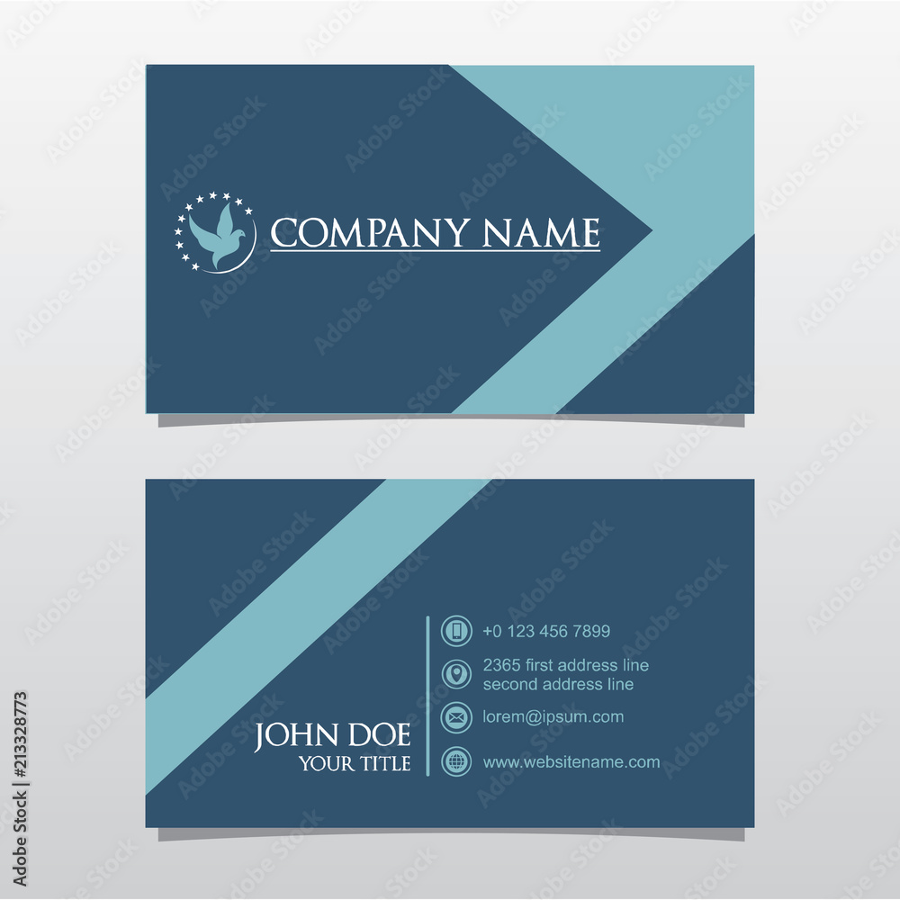 Business Card Template Double Sided