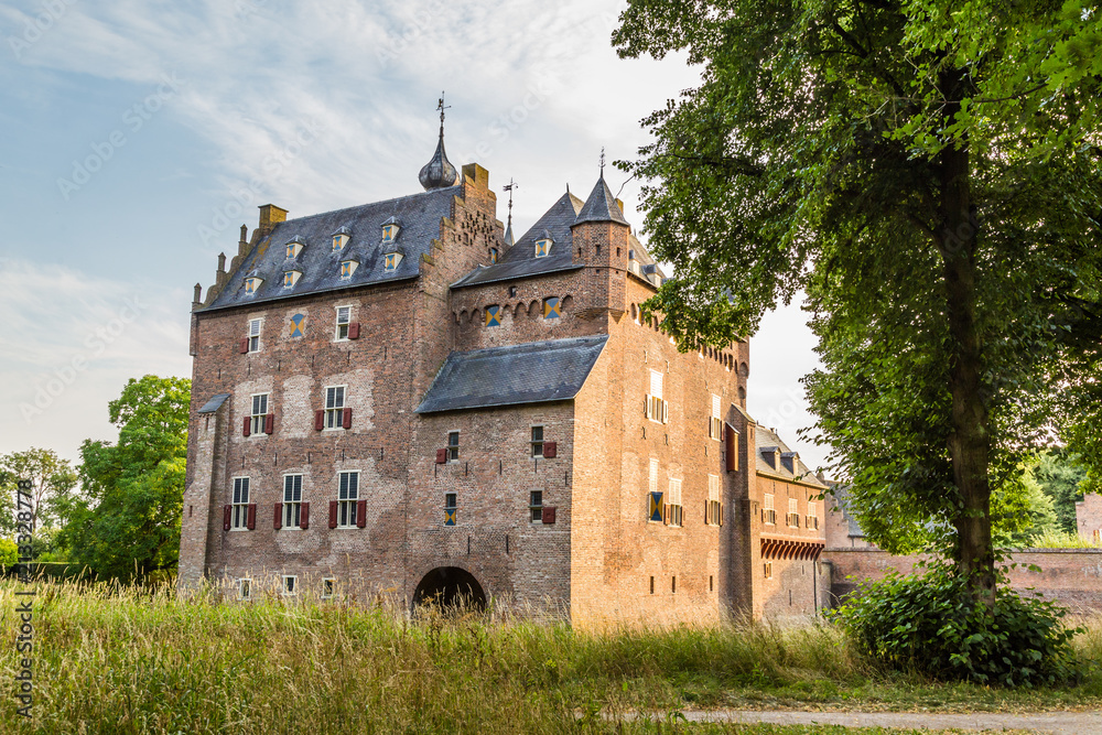 Ancient Castle Doorwerth build in the 13th century in Gelderland in the Netherlands Ancient Castle Doorwerth build in the 13th century in Gelderland in the Netherlands
