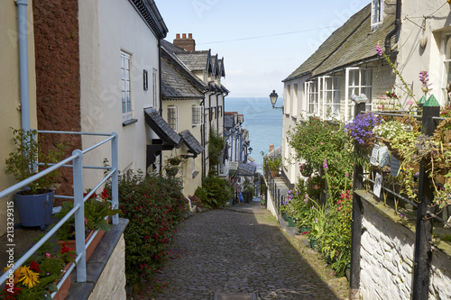 Small way through Clovelly Village