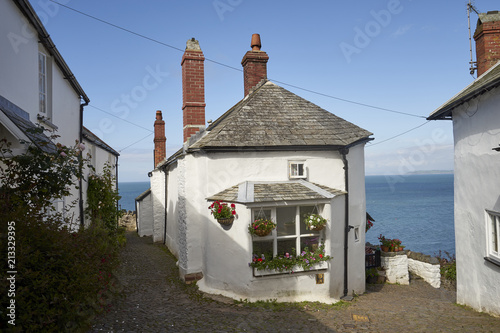 White houses in Clovelly