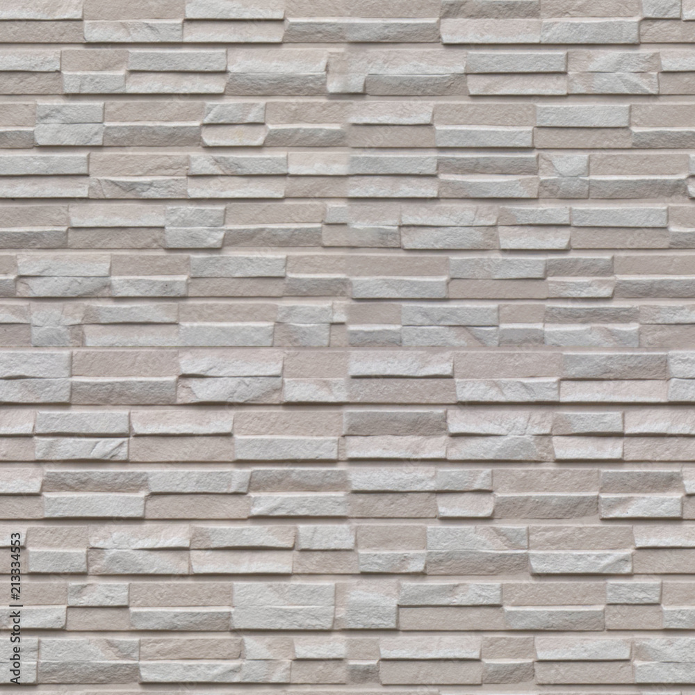 Seamles pattern of stone grey wall panels