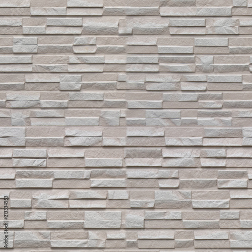 Seamles pattern of stone grey wall panels