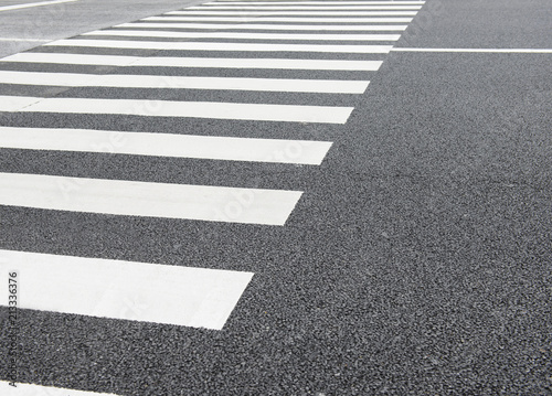 Pedestrian crossing on the road, Zebra traffic walk way