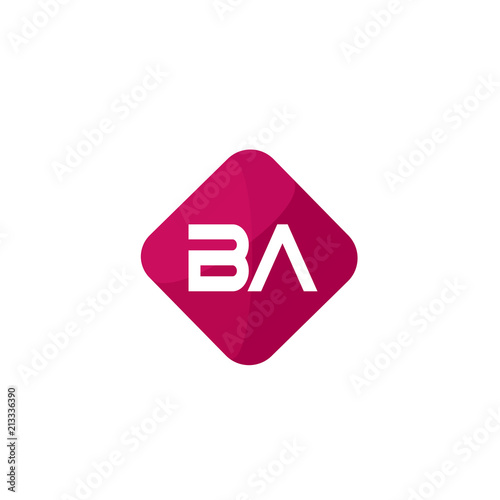 Free Download Initial Letter BA Logo Template Design - GFXLoad