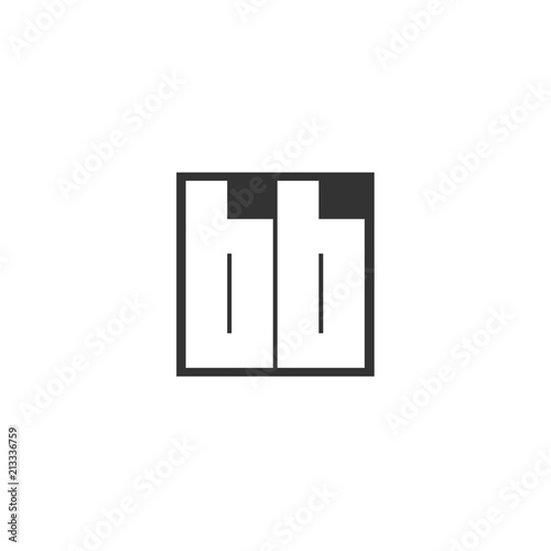 Initial Letter BB Logo Template Design