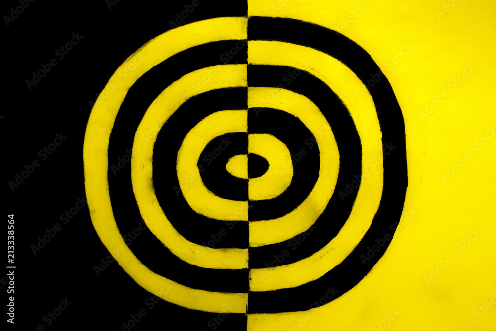 Black and yellow concept Black and yellow concept