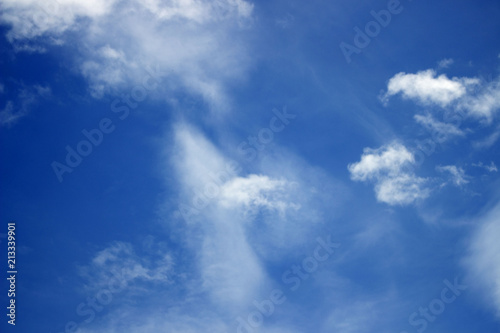 Sky with clouds background.
