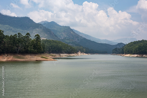 Beautiful view of mattupetty dam, near munnar in idukki district , kerala , india © Jenkins Raj