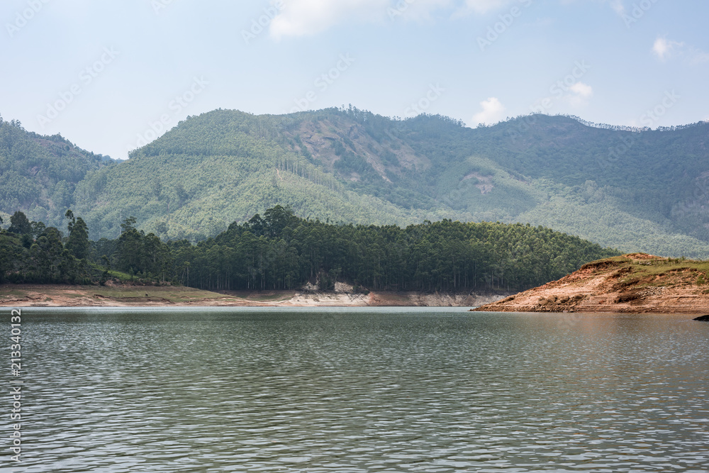 Beautiful view of mattupetty dam, near munnar in idukki district , kerala , india