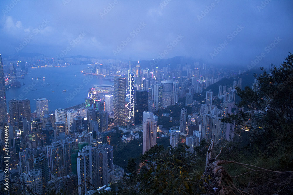Fototapeta premium Victoria Peak Hong Kong