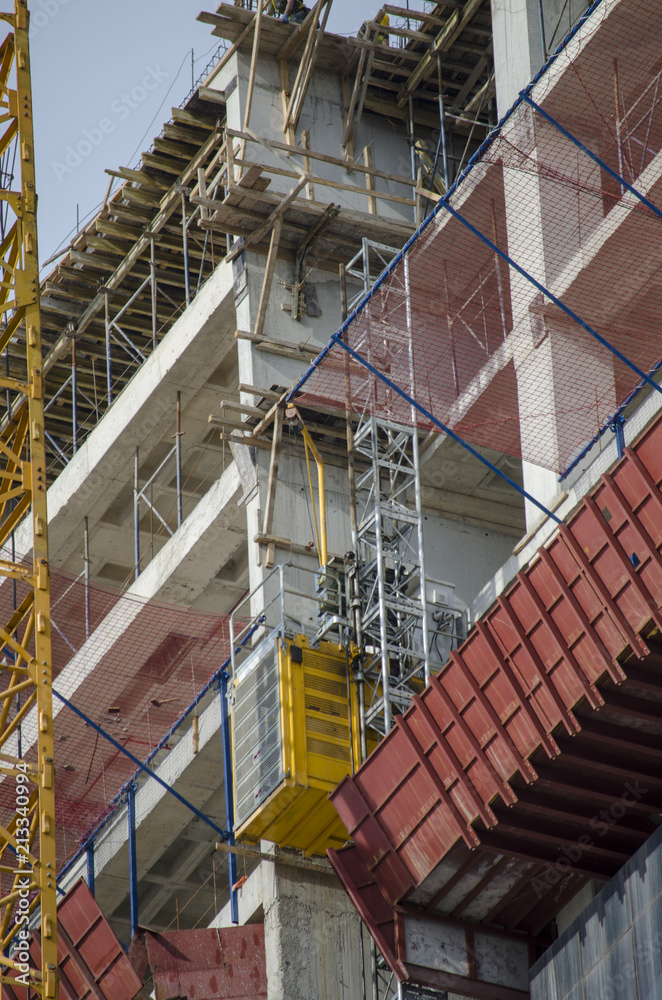 Elevator in Construction Elevator in Construction