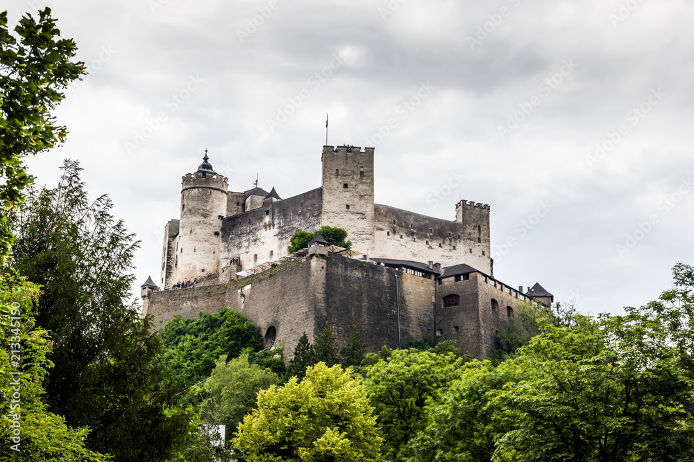 View of Hohensalzburg Fortress. Salzburg. Austria.