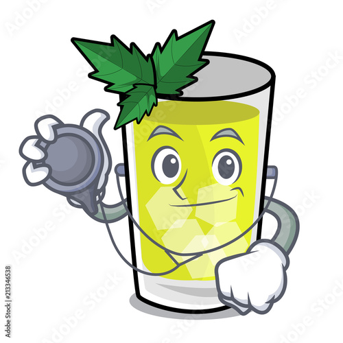 Doctor mint julep character cartoon