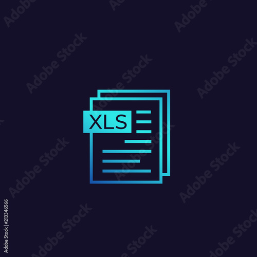 xls document icon