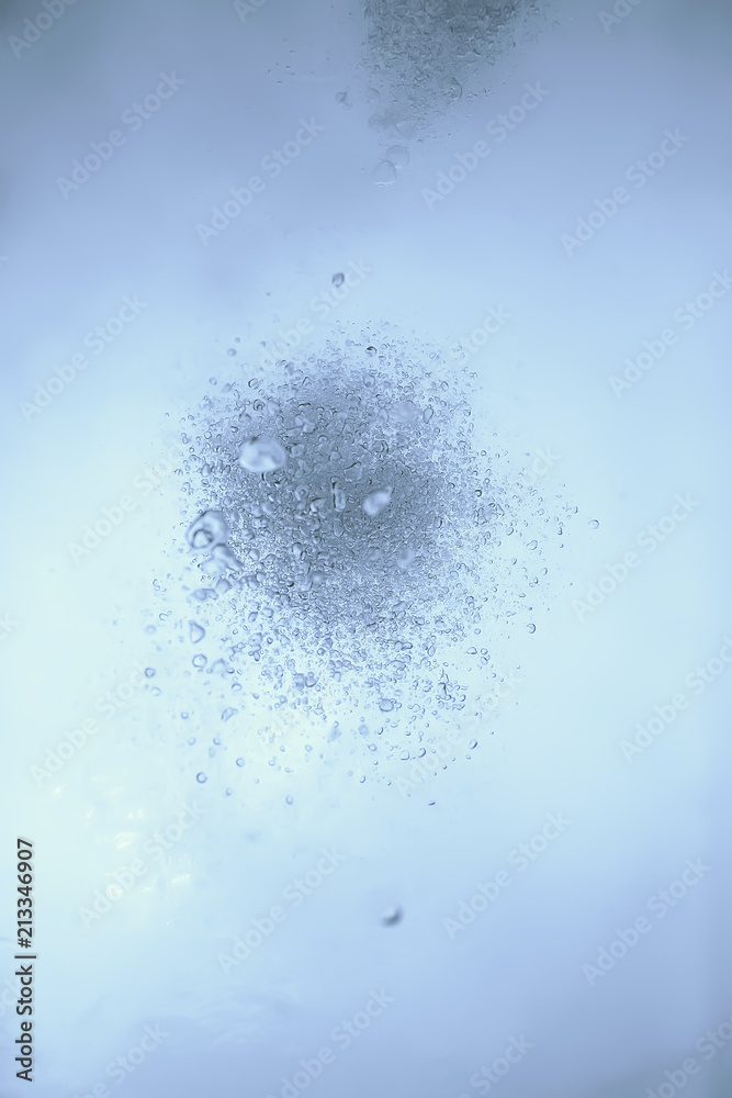 underwater texture air bubbles diving / view from under the water up, underwater background