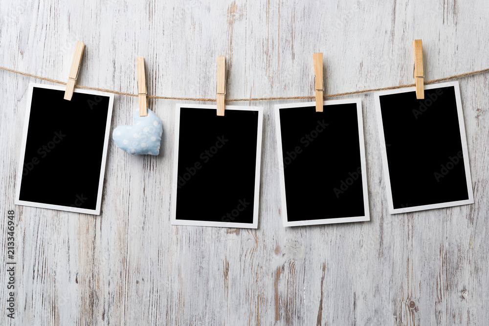 Black blank phote frame Black blank phote frame