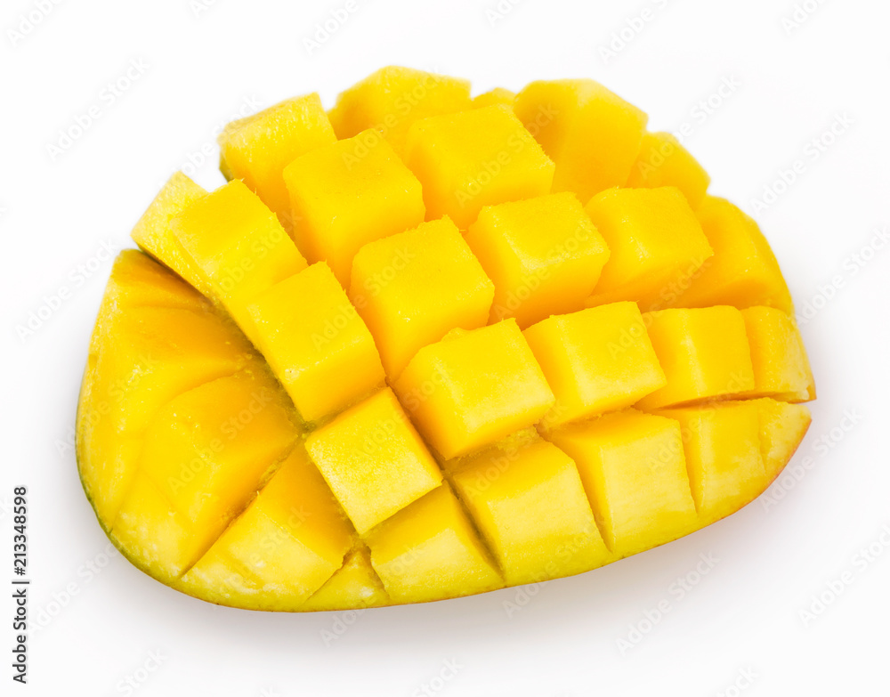 Fresh mango on white background Fresh mango on white background