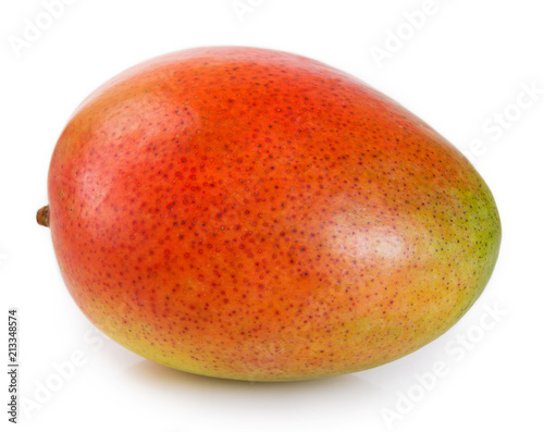 Fresh mango on white background