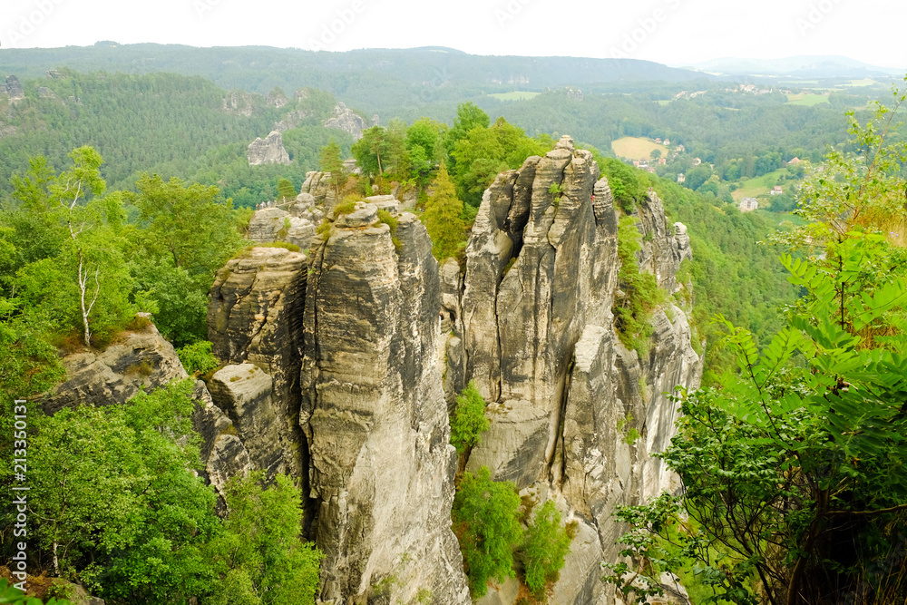 View of Saxon Switzerland, Germany