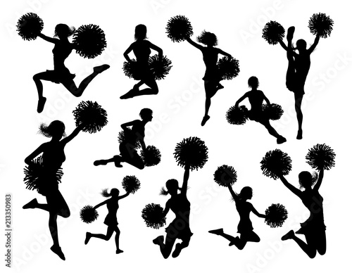 Cheerleader Silhouettes
