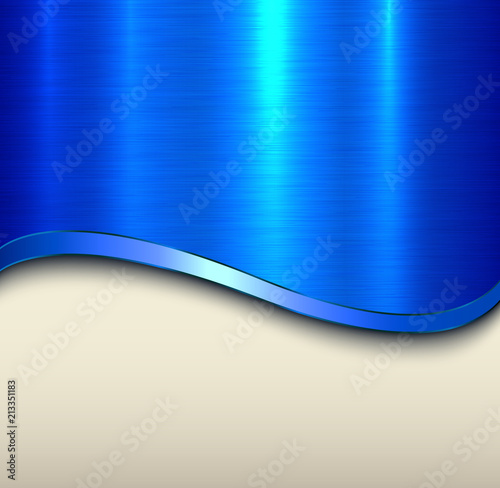 Background blue metal  texture
