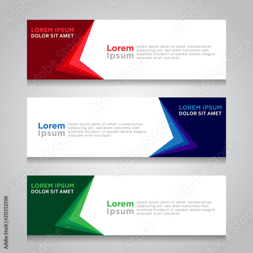 Abstract Web banner design background or header Templates