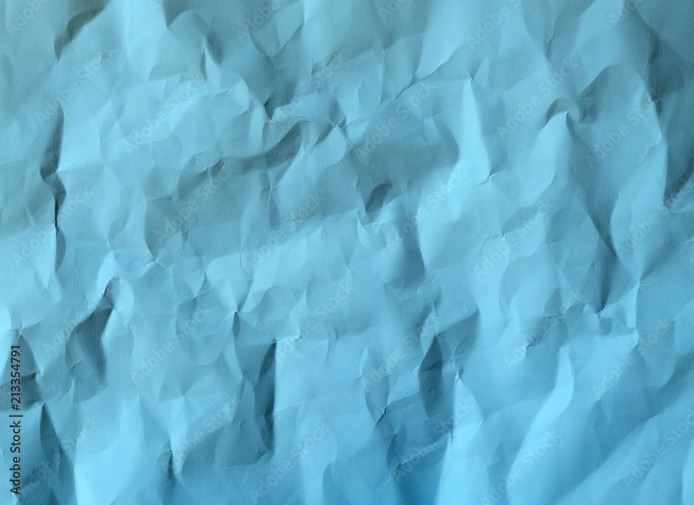 Obraz premium Paper crumpled texture of blue color,Italy,13 July 2018,texture crumpled paper color blue,abstract background wallpaper
