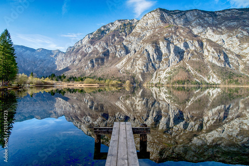 Bohinj lake in Triglav National Park