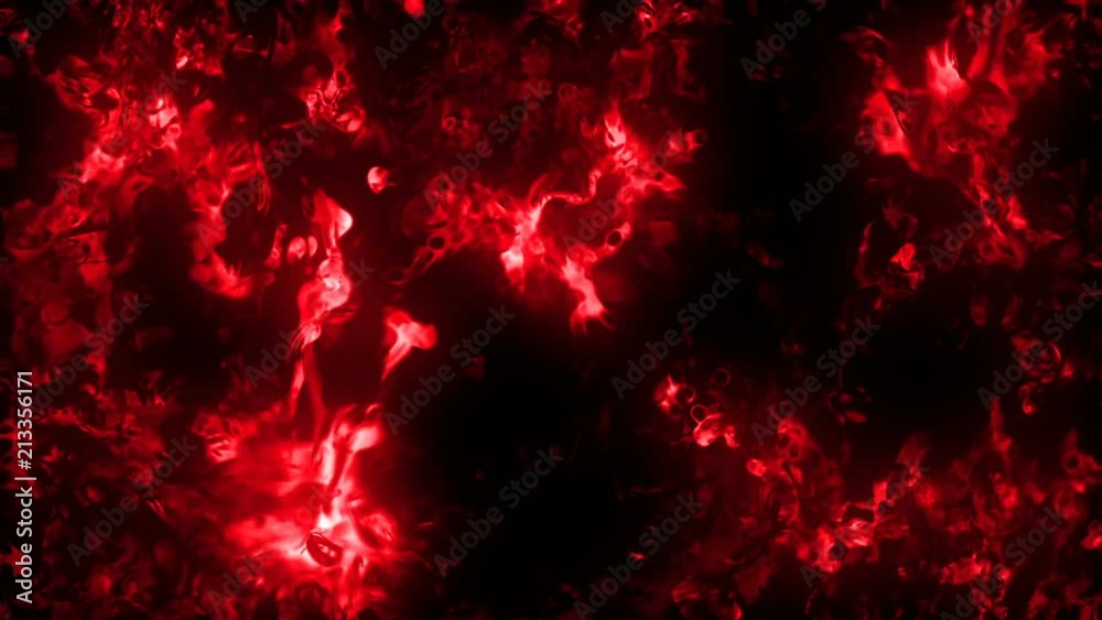 Blood inside body in microscopic scale Blood inside body in microscopic scale