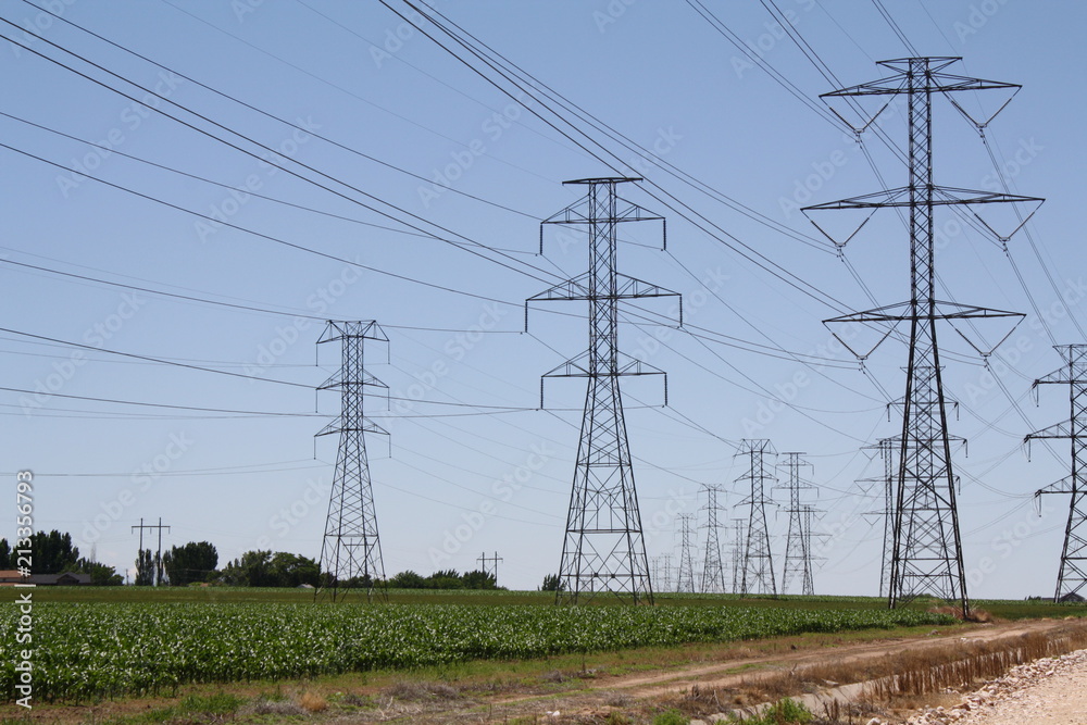 Electric towers Electric towers