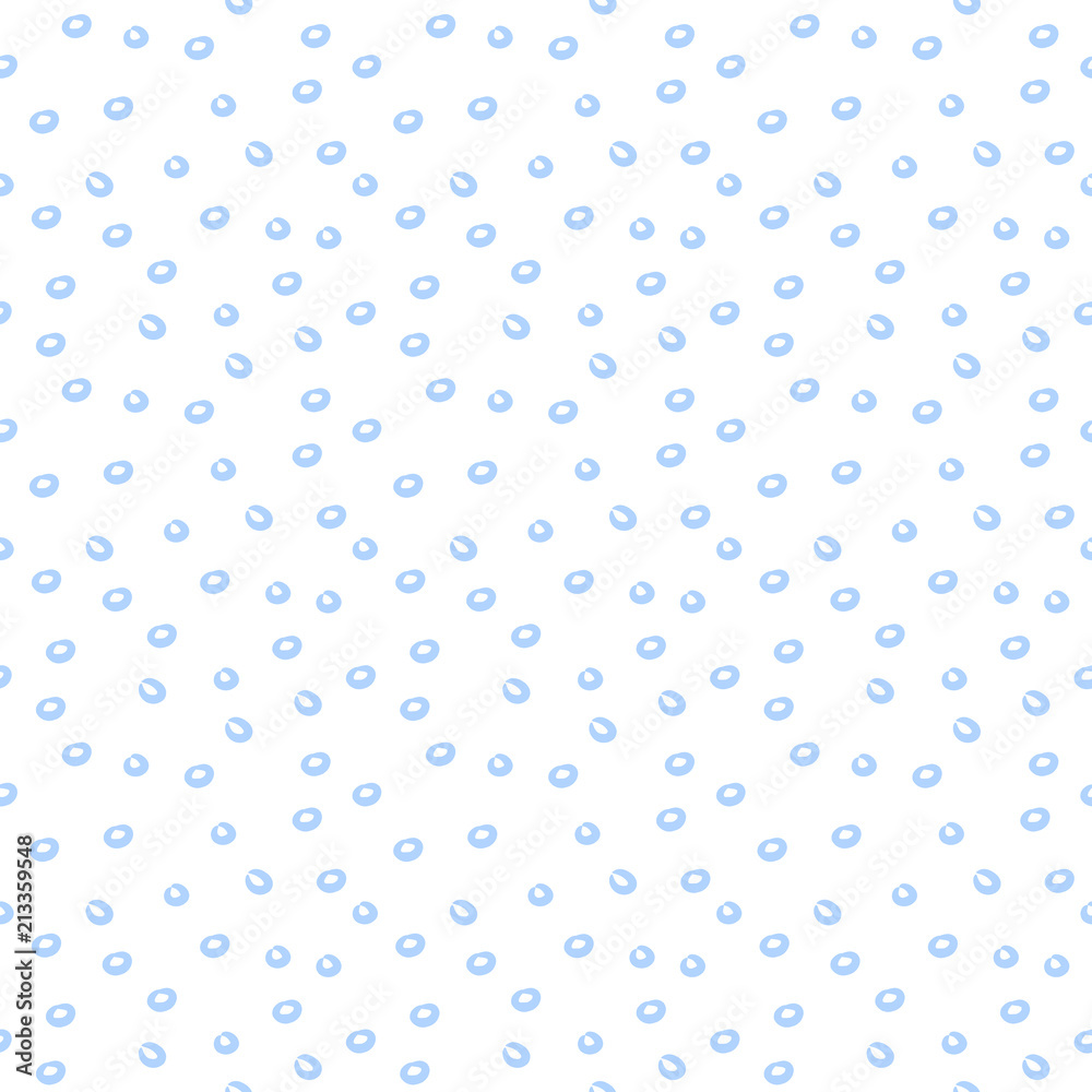 Seamless drops pattern on white background 