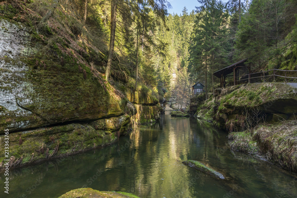 Gorges of Kamenice, Bohemian Switzerland, Czech Republic