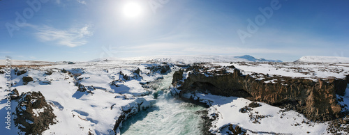 Godafoss waterfall at Iceland