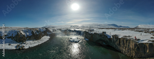 Godafoss waterfall at Iceland