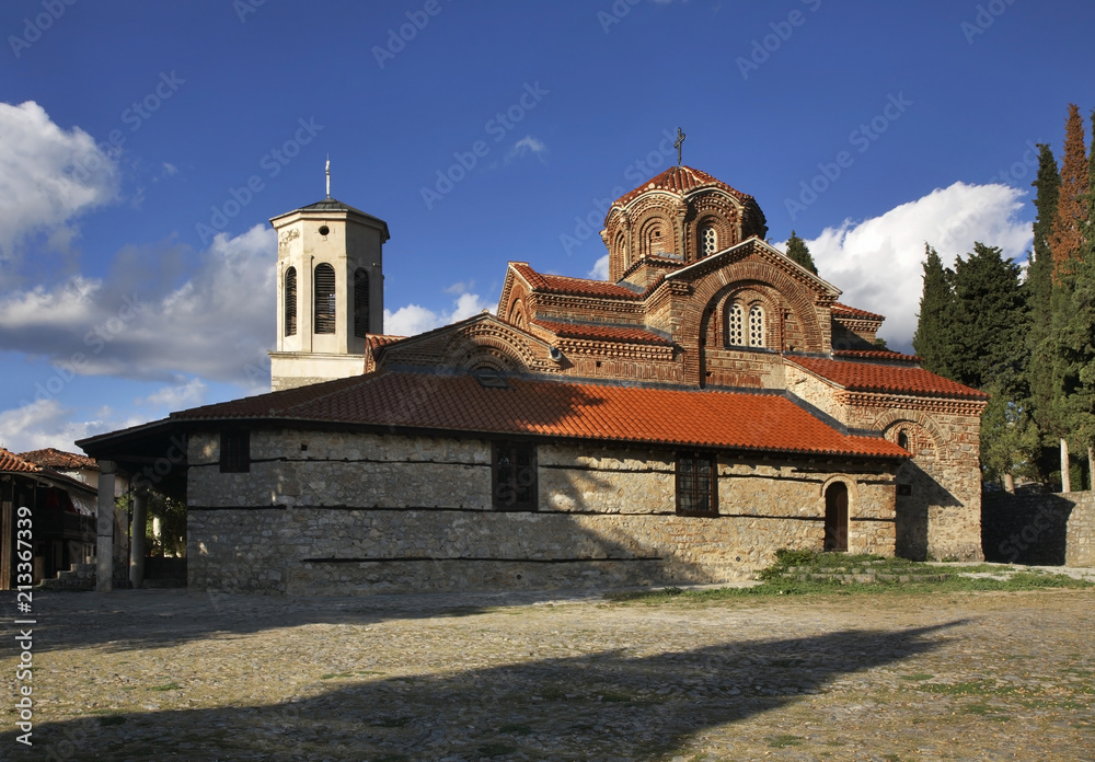 Mother of God Perivlepta church in Ohrid. Macedonia