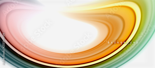 Rainbow fluid colors abstract background twisted liquid design  colorful marble or plastic wavy texture backdrop  multicolored template for business or technology presentation or web brochure cover
