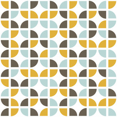 Keuken achterwand Jaren 50 patronen Retro geometrisch jaren zestig patroon  © Viktoriia