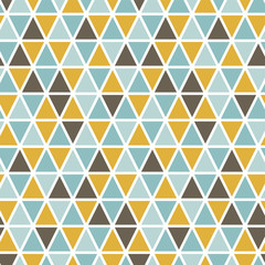 Fotobehang Vormen patronen Scandinavische willekeurige driehoeken abstract  © Viktoriia