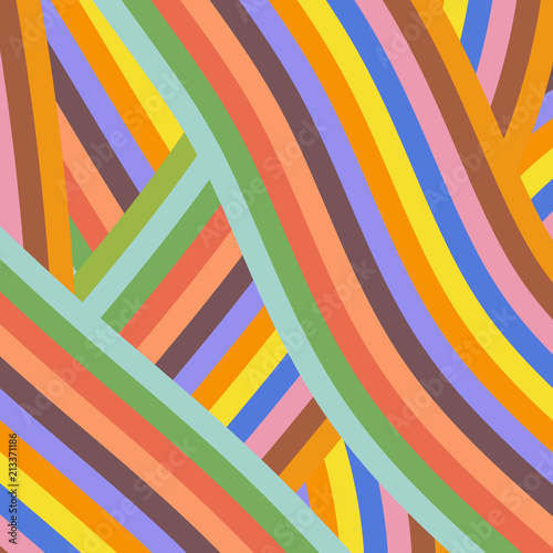 abstract pattern from multi-colored lines