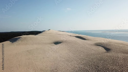 vue de drone de la dune du Pyla