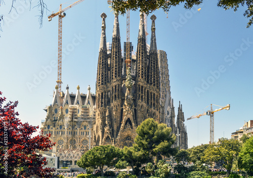 Nice view of the Sagrada Familia.