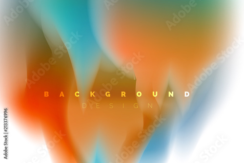 Holographic paint explosion design, fluid colors flow, colorful storm. Liquid mixing colours motion concept, trendy abstract background layout template for business presentation, app wallpaper banner