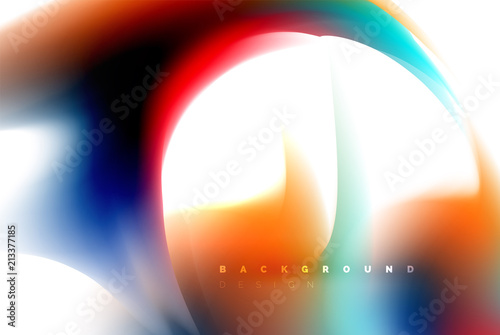 Holographic paint explosion design, fluid colors flow, colorful storm. Liquid mixing colours motion concept, trendy abstract background layout template for business presentation, app wallpaper banner