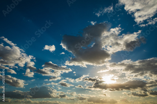 Sky clouds,sky with clouds and sun