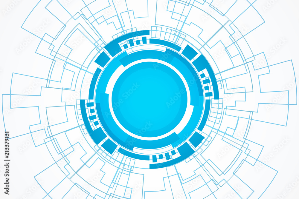 Abstract Technology Background , Circle digital Abstract Technology Background , Circle digital