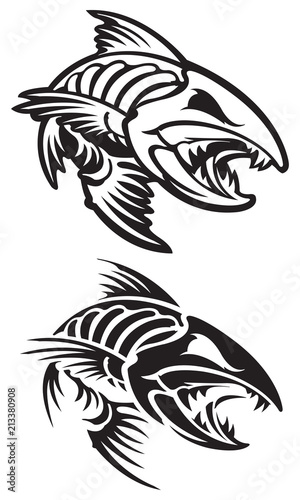 Fish skeleton