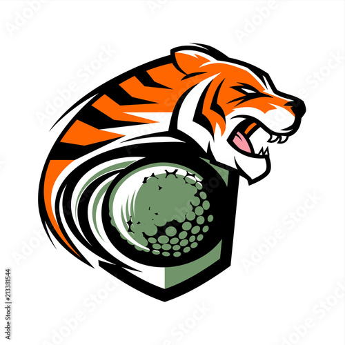 Tiger Golf Team Logo