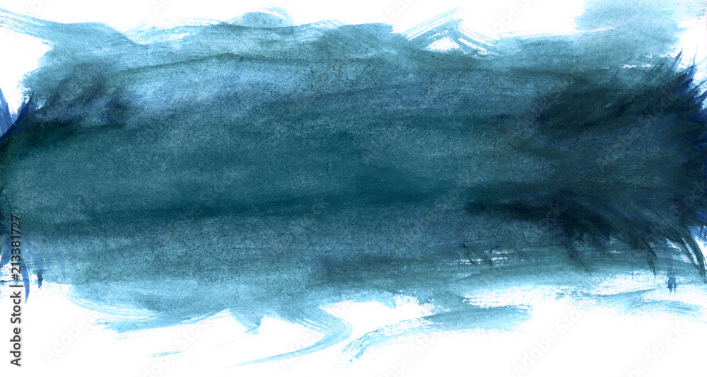 Obraz Blue grunge in watercolor